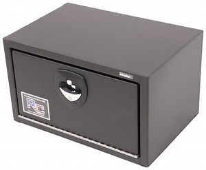 RC Manufacturing Z-Series Truck or Trailer Underbody Tool Box - Steel - 3.1 Cu Ft - Textured Black R