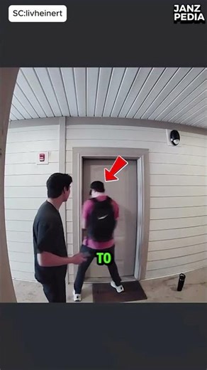 Viral Door Camera Moment Turns Into Heartwarming Surprise ❤️
