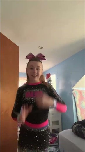 Quick dance before cheer