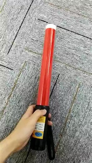 36cm Outdoor Parking Guide Command Led Trafic Wands Public Safety Traffic Direction Handheld signal Light Batons with Flashlight