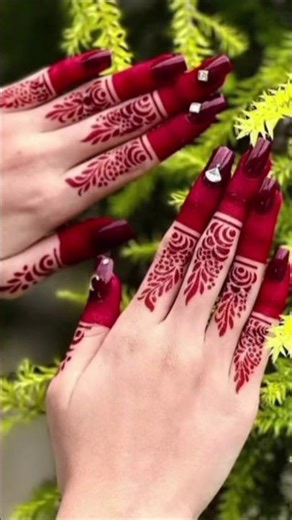 Finger mehendi designs 😍#mehndi#viral#hennadesign #shortsfeed