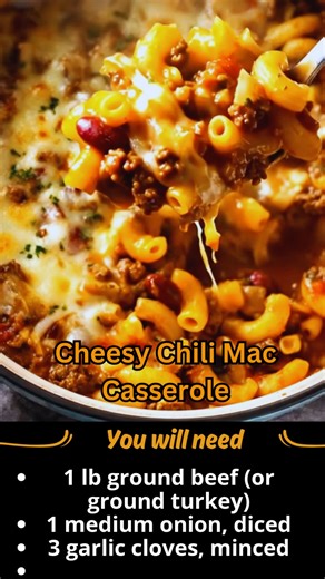 🍲 Cheesy Chili Mac Casserole #fblifestyle | Sophia’s Easy Recipes