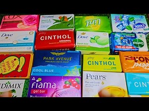 Soap ASMR India 🧼 | Satisfying Soap Collection Sounds | Lux, Cinthol, Dove, Medimix, Himalaya, |