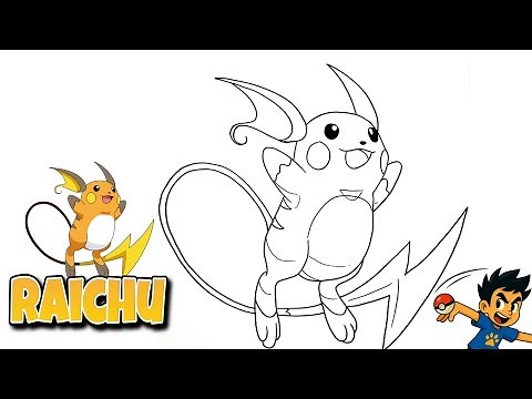 How to Draw Raichu | Easy Pokémon Drawing #pokemon #raichu