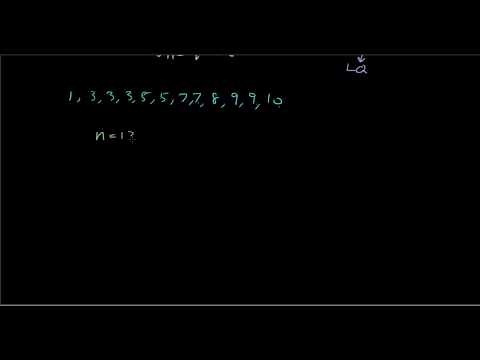 Statistics lesson 2: How to find the 5 number summary