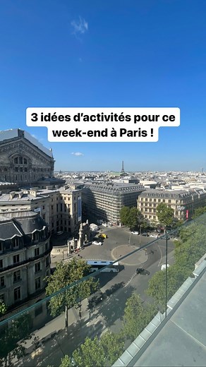 Trois idées d’activités pour ce weekend à Paris !☀️ Alors, laquelle te tente ? . #vivreparis #paris #decouvrirparis #visiterparis #parismabelle #parisfrance #quefaireaparis | Vivre Paris