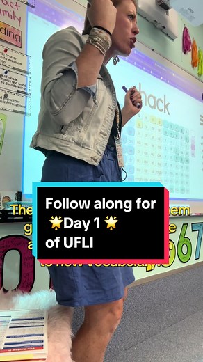 Ufli lesson day 1 goes over so many skills! Phonics sounds, reading words, phonemic awareness, multisensory learning, spelling, heart words and more science of reading based skills are all covered in one 30 minute lesson. #teachersoftiktok #teachersontiktok #ufli #phonics #scienceofreading #firstgrade #secondgrade #teachertok