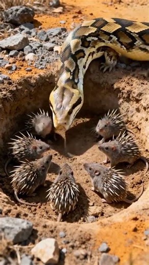 거대한 파이썬이 작은 쥐들에게 공격받다! 누가 승리할까? Giant Python Attacked by Tiny Rats! Who Wins? 🐍🐭
