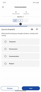 10:57Vol) 5G .IlCommunication2Not answeredQuestion2... | Filo