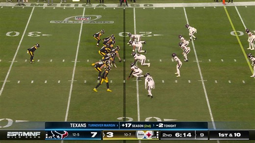 Texans' best defensive plays vs. Steelers wild card weekend