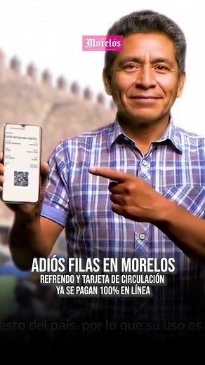 Obtén tu tarjeta de circulación digital en Morelos