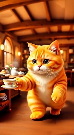 Funny Giant Cat🐱😂 | Cartoon Comedy | Short Animation