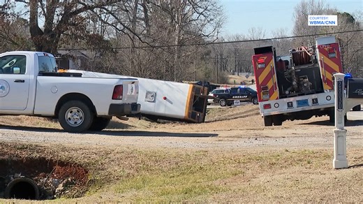 School bus rolls over after crash on AL-79 in Blount County