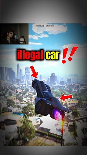 GTA 5 Impossible Car Stunt 😱🔥 #Shorts