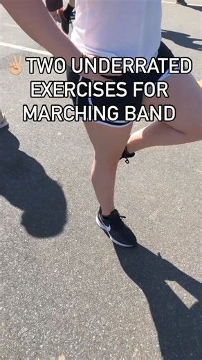 585 reactions · 72 shares | ✌ Add these two warm up and workout exercises to your marching band rehearsals! #marchingband #marchinghealth #dci #wgi | Marching Health | Facebook