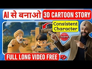 How to Create Viral 3D Cartoon Videos with AI (Free) | AI Se Cartoon Video Kaise Banaye
