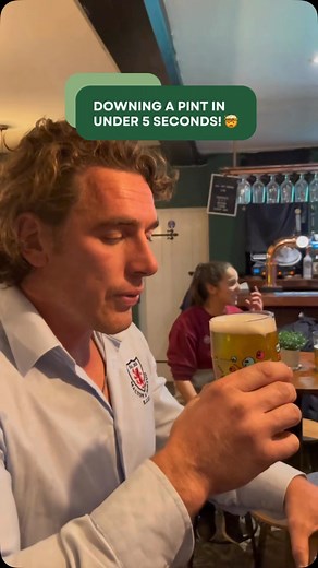 11K views · 38 reactions | That’s one way to get it down anyways! 藍 Anyone else up for the challange?  Tag the person you think could do this! : therugbypilgrimage on Tiktok #ireland #irish #pint #drinking #challange #downit #5seconds #beer #weekend | IrishSupply | Facebook