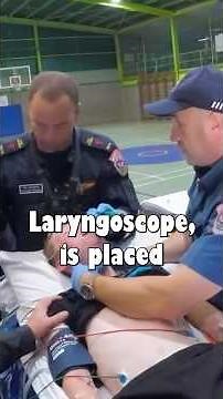 Paramedics Stop and Restart Boy's Breathing #intubation #RSI #ems #emergency #paramedical