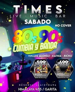SABADOS SABADOS SABADOS . LOS MEJORES EVENTOS Y LAS MEJORES PROMOCIONES SON EN TIMES HIMALAYA. VIERNES ABRIMOS 7:00PM. PIDE TU PROMO DE CUMPLAÑERO SI CUMPLES AÑOS EN FEBRERO O MARZO Y ABRIL.RESERVA 4441270494.LOS MEJORES GRUPOS DE 80’ , 90’ Y LO MÁS ACTUAL Y MODERNO . LA MEJOR MÚSICA PARA BAILAR DJ SANTA. HIMALAYA # 455. GARITA DE JALISCO.RESERVA WHATS 4441270494. | Times San Luis | Facebook