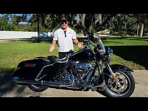 First ride on my 2025 Harley-Davidson Road King police bike.