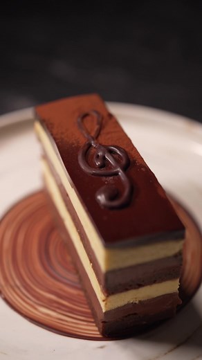 Decadent Opera Cake Recipe with Almond Joconde Sponge and Coffee Buttercream