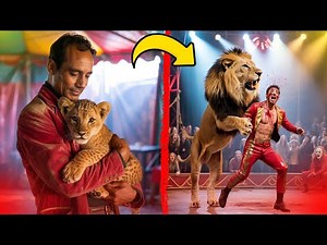 Lion Attacks Trainer During Circus Performance