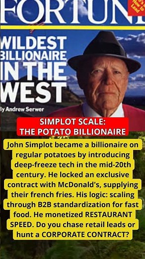 SIMPLOT SCALE: THE POTATO BILLIONAIRE