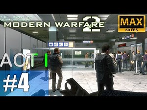 Modern Warfare 2 Act 1: No Russian | Moscow Airport - Undercover Operation #4 Veteran (Campaign)