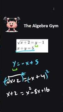 System of Equations - The Algebra Gym
