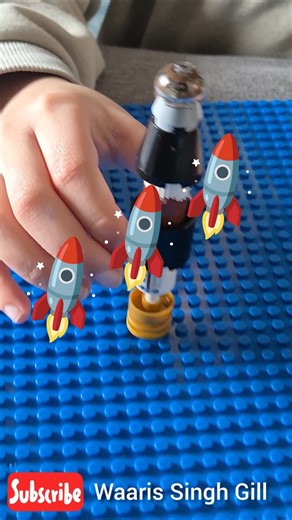 Cute & Easy LEGO Rocket 🚀 | Beginner Build for Kids | Fun DIY LEGO Tutorial