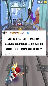 1.7K views · 35 reactions | AITA for Letting My Vegan Nephew Eat Meat While He Was With Me? #redditcommunity #redditstories #reddit #aitah #aita #Update #redditstory #storytelling | Reddit Means | Facebook