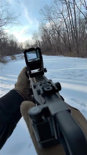 Kriss Vector In The Snow 😮‍💨 #KrissVector #AirsoftNation #PDW