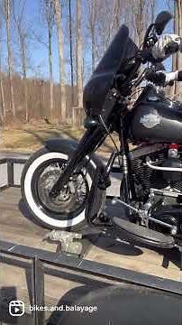“Ditch the straps” The Biker Bar by BW trailer hitches. Load and unload by yourself!