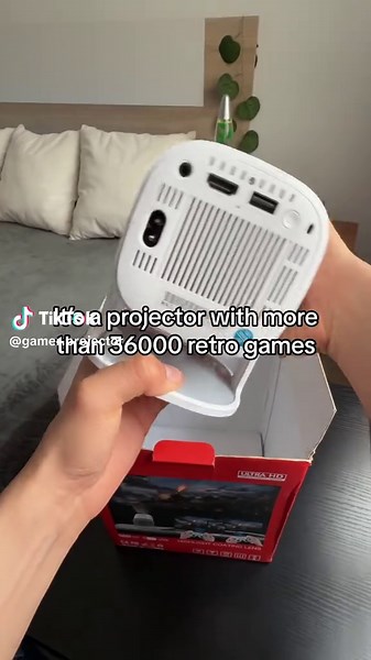 Gamer Projector with 36000 Retro Games: A Dream Come True