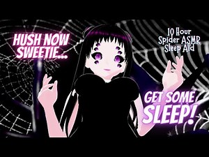 10 Hour Spider / Drider / Arachne Girlfriend Sleep Aid ASMR! 🕷️ [heartbeat] [breaths] [web sounds]🕸️