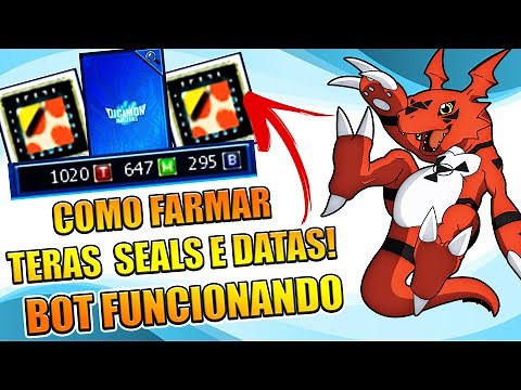 (Atualizado) BOT FUNCIONANDO 2026 COMO FARMAR TERAS, SEALS E DATAS | DIGIMON MASTERS ONLINE