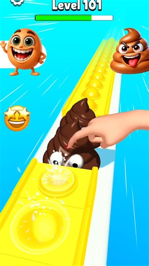 SLOW & FAST ⏩ POP RUN 3D PLAYER 🎯 LEVEL(101)#gameplay #games #viral #popsgaming #trandingshorts #143