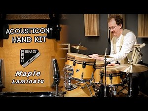 Remo MONDO Acousticon Hand/Drum Kit - Maple Laminate
