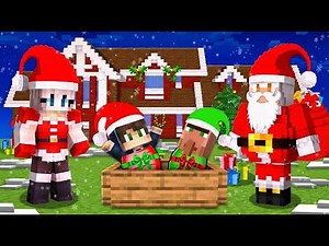 Usvojila Nas Je Porodica DEDA MRAZA U Minecraftu...🎅🎄