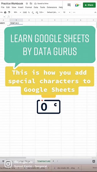 Have you tried looking for “Insert” -> “Special Characters” on google sheets? It doesn’t exist. BUT you can use the char() function to add special characters. Check the video out for an example. #googlesheets #googlesheetstips #googlesheettutorials #learnontiktok #spreadsheets #spreadsheettricks #googlesheetshacks #googlesheettips