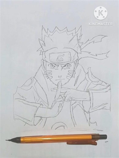 How to Draw Naruto Shippuden 🔥 | Easy Step-by-Step Anime Drawing Tutorial