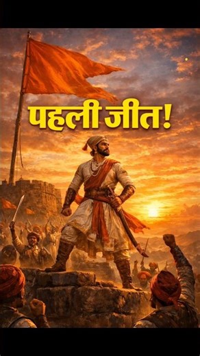 Shivaji at 16 😳 Conquered Torna Fort! #shortsfeed #indianhistory