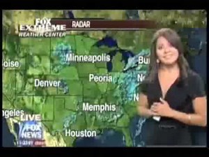 Fox News: Weathercaster Loses Microphone Down Her Blouse