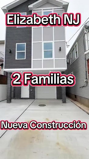 🏡 Comenta “PRECIO” si te interesa una casa como esta “Una nueva construcción Multifamiliar en Elizabeth NJ… ¡justo lo que estabas esperando!” Vivir en una casa moderna, lista para estrenar, con acceso directo a Nueva York y plusvalía asegurada, es más que una oportunidad, es un movimiento inteligente. 💰✨ ✅ New Construction Home en Elizabeth, New Jersey ✅ A solo 30 minutos de Manhattan 🚆 ✅ Conectividad con NJ Transit, Turnpike, Route 1&9 y Newark Airport ✈️ ✅ Diseño moderno, concepto abierto, 