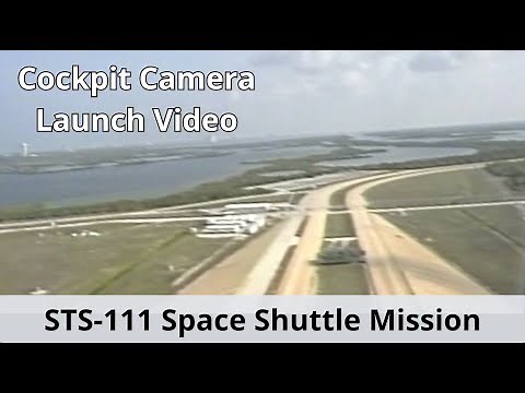 Space Shuttle Launch Sights and Sounds from Cockpit Camera | STS-111