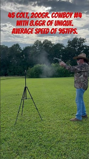 Checking 45 Colt loads I had loaded a few years ago.