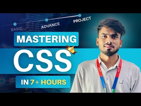 CSS full course in one video 2026 | Begeiner to advance full CSS Course | CSS Full Project building.