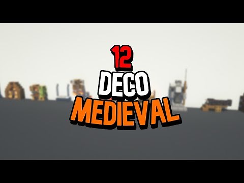 12 ASTUCES DECO MEDIEVAL (Tuto déco build Minecraft)