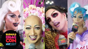 What will this year's HOT Halloween costume be? Listen to Trixie Mattel, Milk Queen, Farrah Moan, & SO MANY MORE talk what they think they'll be for Halloween this year while at #DragCon NYC! FULL VIDEO: https://www.youtube.com/watch?v=ls_JMPJinJc | RuPaul's DragCon