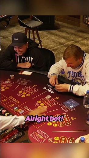 WE GOT SAVED ON THIS $40,000 HAND! #baccarat #vegas #gambling